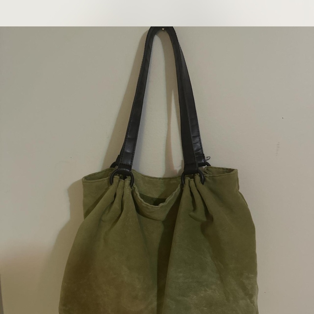 Olive Green Tote Bag